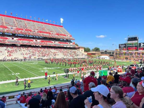 SECU Stadium, section: 21, row: W, seat: 25
