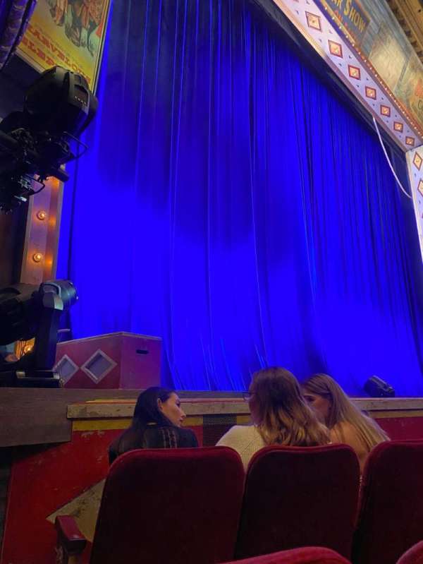 Imperial Theatre, section: Orchestra L, row: B, seat: 11