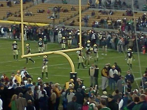 Notre Dame Stadium, section: 3, row: 31, seat: 1 And 2