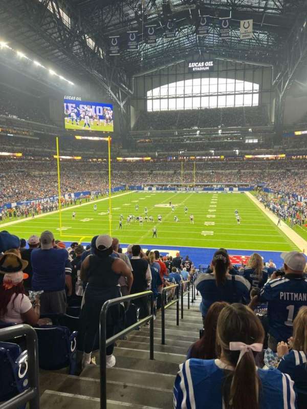 Lucas Oil Stadium, section: 152, row: 32, seat: 24