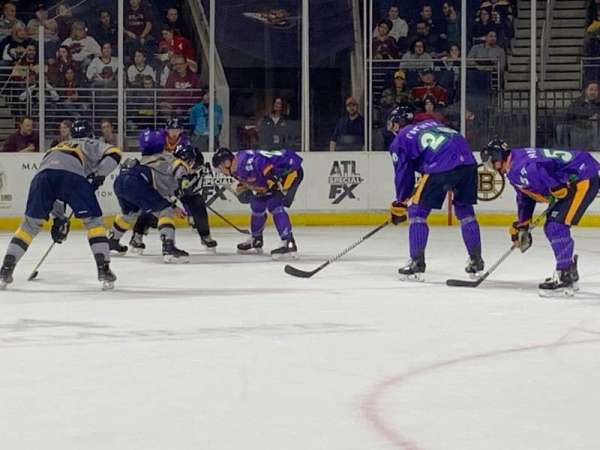 Gas South Arena, section: 119, row: A, seat: 7