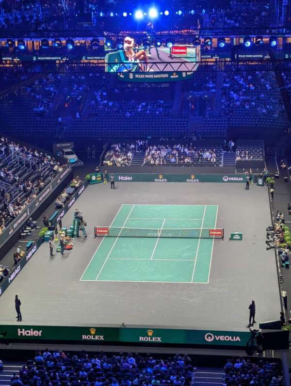Paris La Défense Arena, section: 406, row: 57, seat: 33