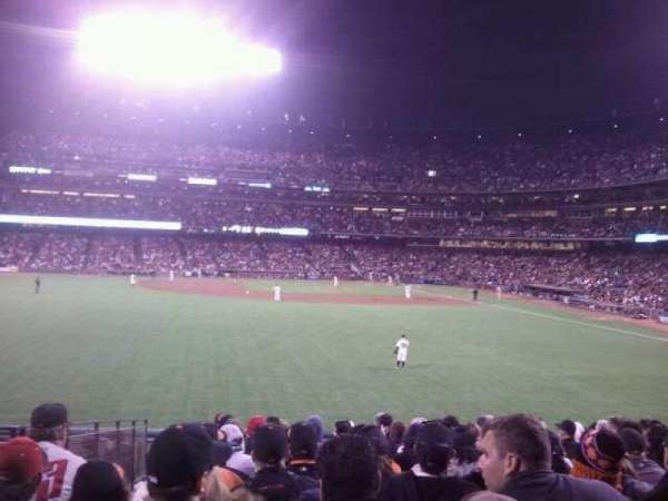 Oracle Park, section: 138, row: 15, seat: 20