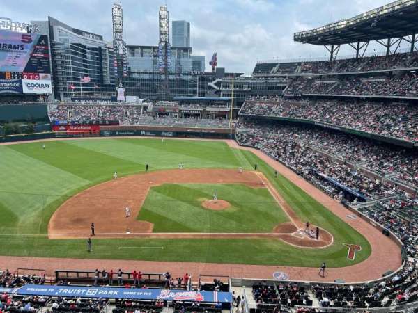 Truist Park, section: 331, row: 1, seat: 2