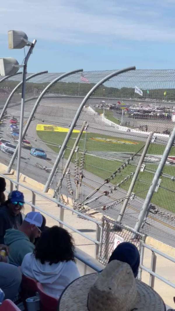 Talladega Superspeedway, section: OV Hill North DD, row: 23, seat: 5