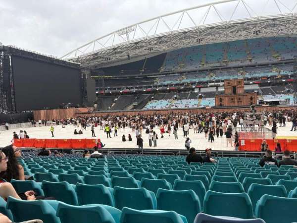 Accor Stadium, section: 107, row: 20, seat: 23