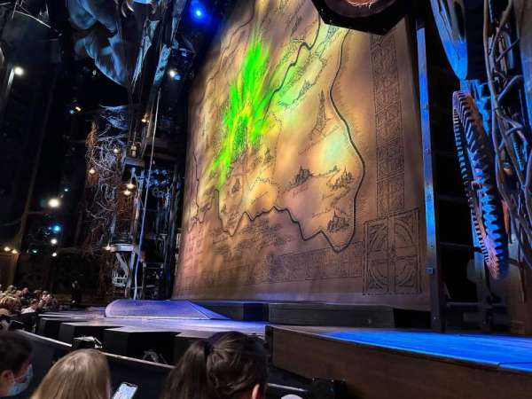 Gershwin Theatre, section: Orchestra R, row: CC, seat: 10