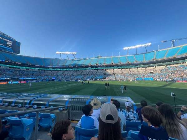 Bank of America Stadium, section: 130, row: 3, seat: 23