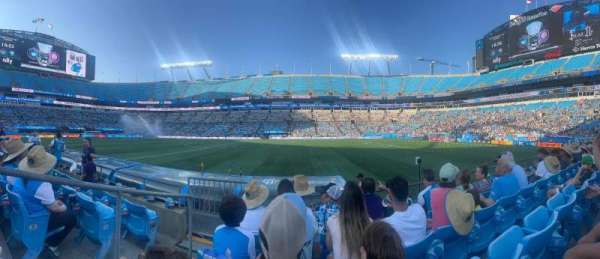 Bank of America Stadium, section: 130, row: 3, seat: 22