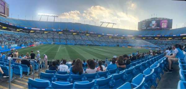 Bank of America Stadium, section: 114, row: 11, seat: 19