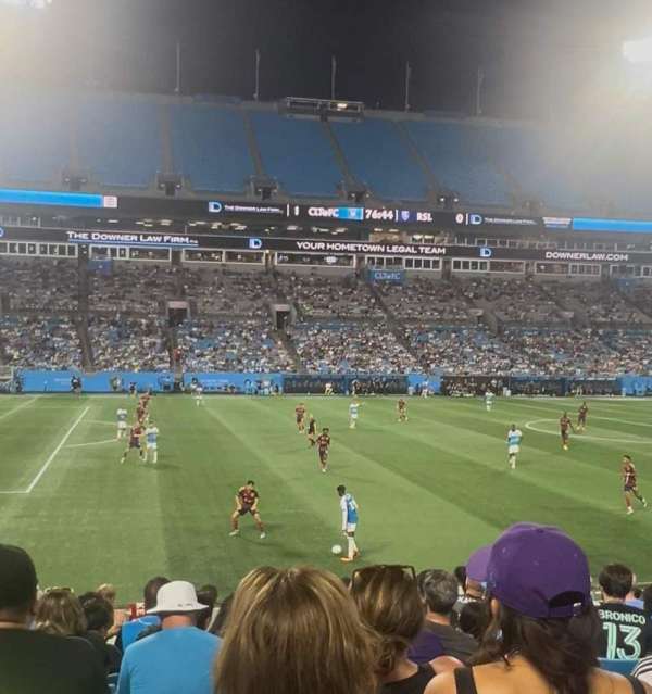Bank of America Stadium, section: 114, row: 11, seat: 20