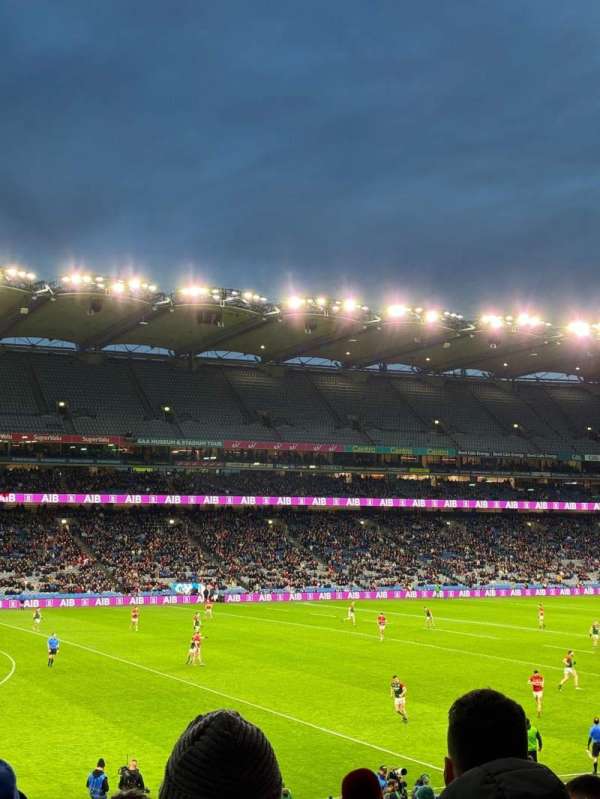 Croke Park, section: 335, row: GG, seat: 21