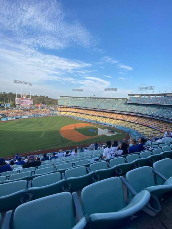 Dodger Stadium, section: 31RS, row: V, seat: 12