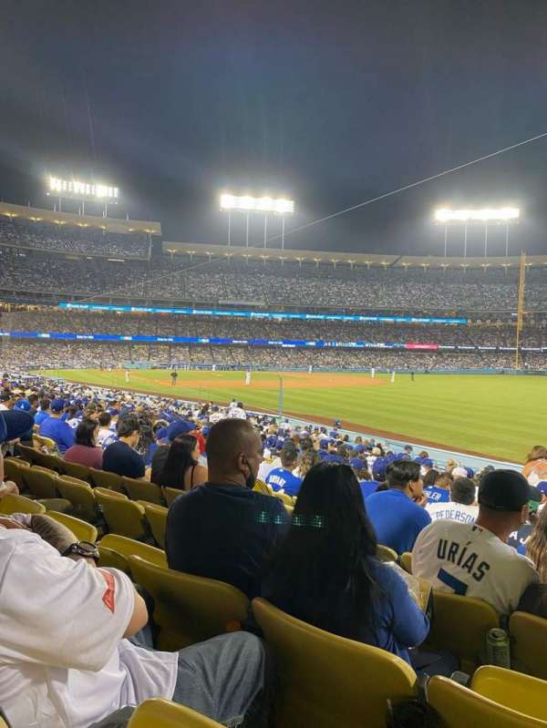 Dodger Stadium, section: 46FD, row: T, seat: 13