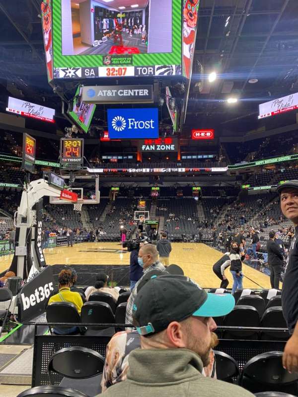 Frost Bank Center, section: 128, row: 7, seat: 10