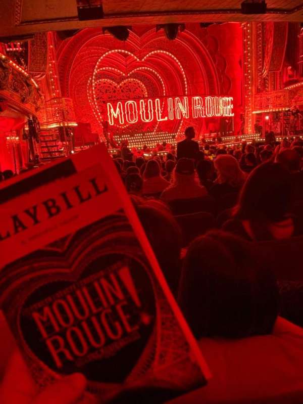 Al Hirschfeld Theatre, section: Orchestra L, row: R, seat: 11