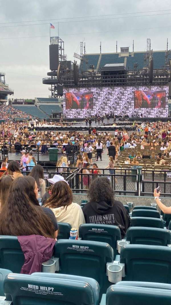 Lincoln Financial Field, section: 111, row: 8, seat: 11