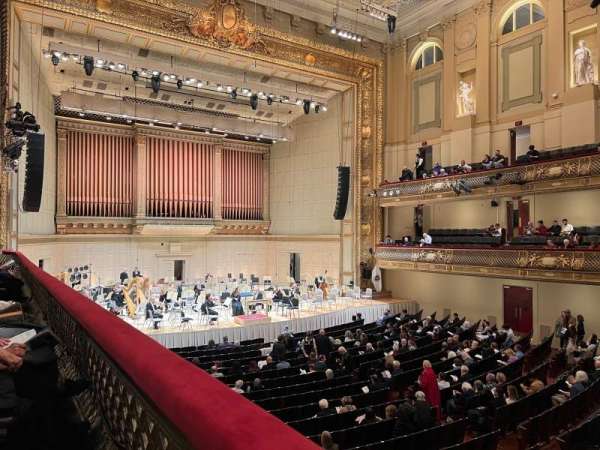 Symphony Hall, Boston, section: 1BL, row: A, seat: 35