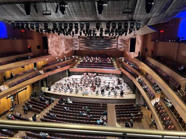 David Geffen Hall, section: Third Tier C, row: AA, seat: 133