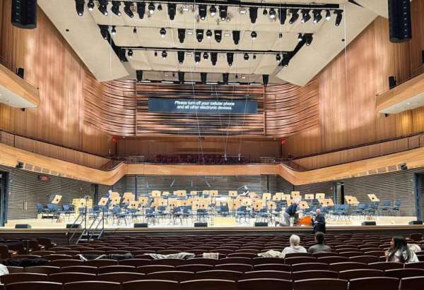 David Geffen Hall, section: Orchestra C, row: R, seat: 107