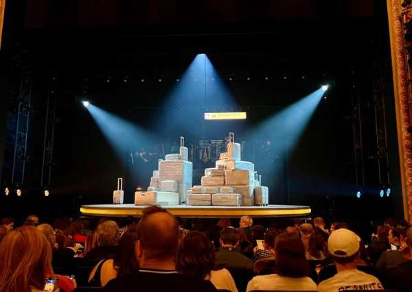Longacre Theatre, section: Orchestra C, row: J, seat: 107