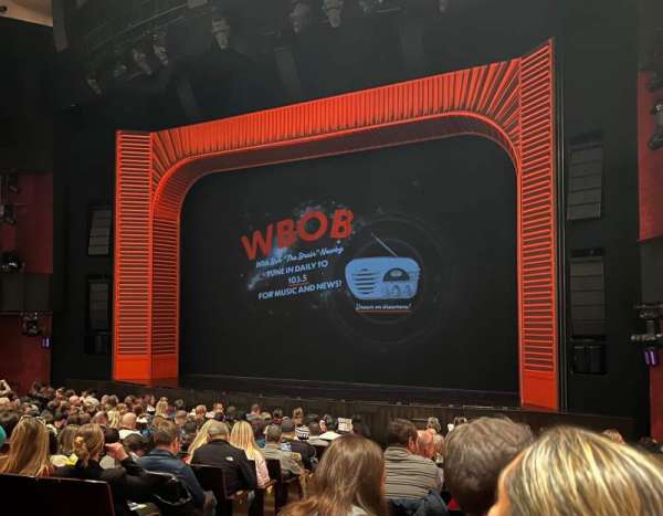 Marquis Theatre, section: Orchestra R, row: Q, seat: 4