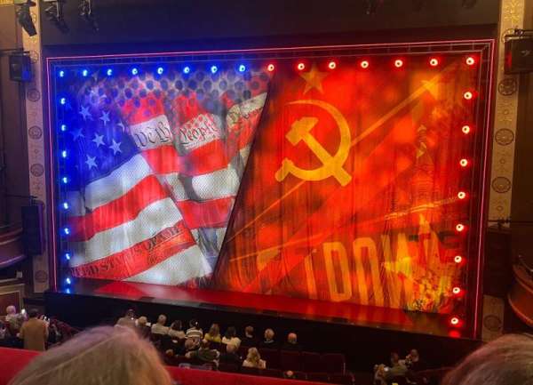 Imperial Theatre, section: Front Mezzanine RC, row: B, seat: 306