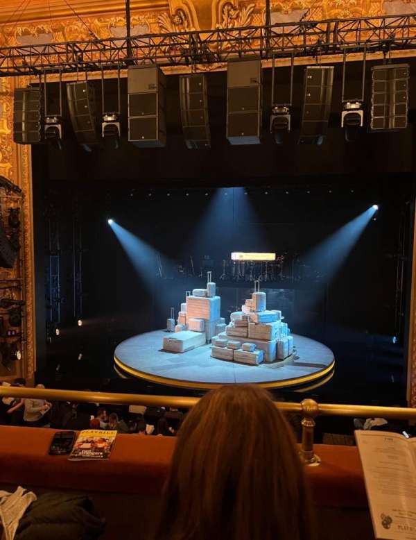 Longacre Theatre, section: Mezzanine C, row: B, seat: 103