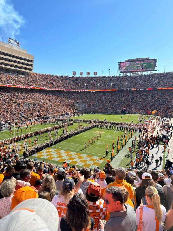 Neyland Stadium, section: X5, row: 27, seat: 23