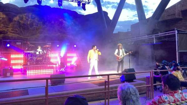 Red Rocks Amphitheatre, section: Center Left, row: 2, seat: 54
