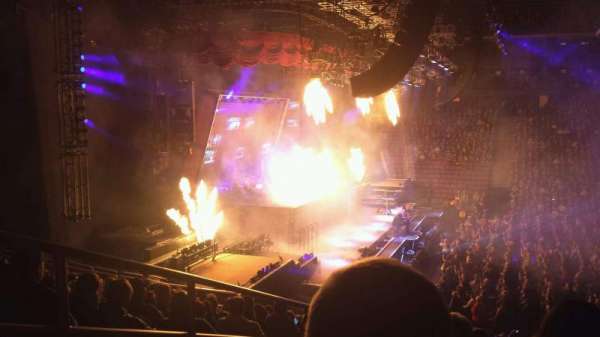 Prudential Center, section: 18, row: 23, seat: 17