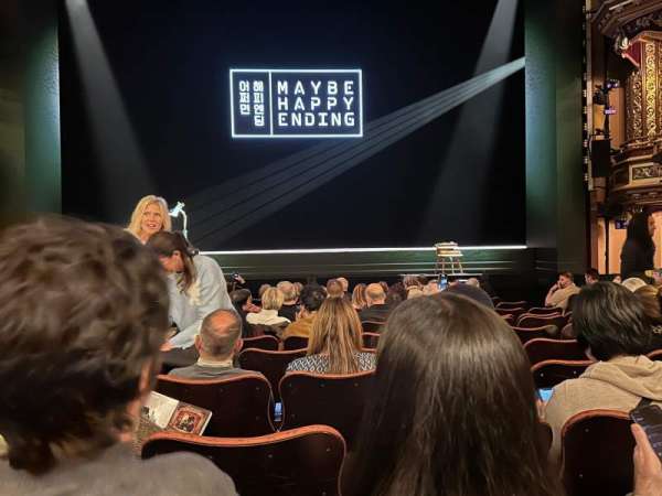 Belasco Theatre, section: Orchestra C, row: M, seat: 107