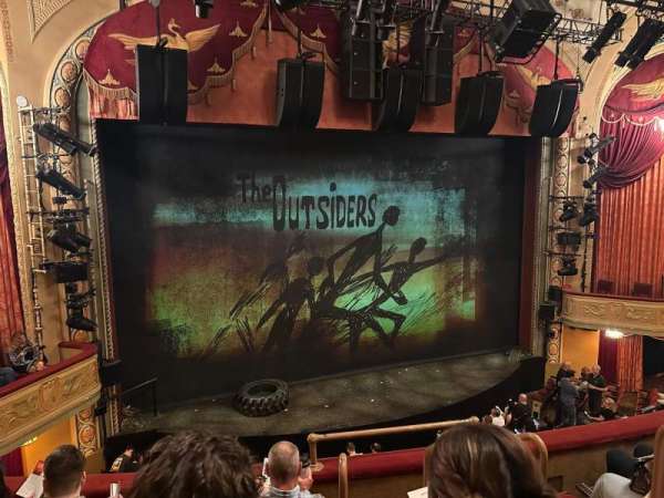 Bernard B. Jacobs Theatre, section: Mezzanine L, row: D, seat: 3