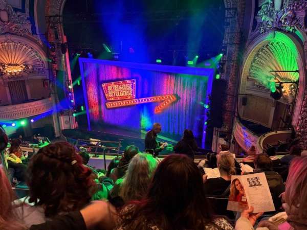 Palace Theatre, Broadway, section: Mezzanine R, row: F, seat: 10