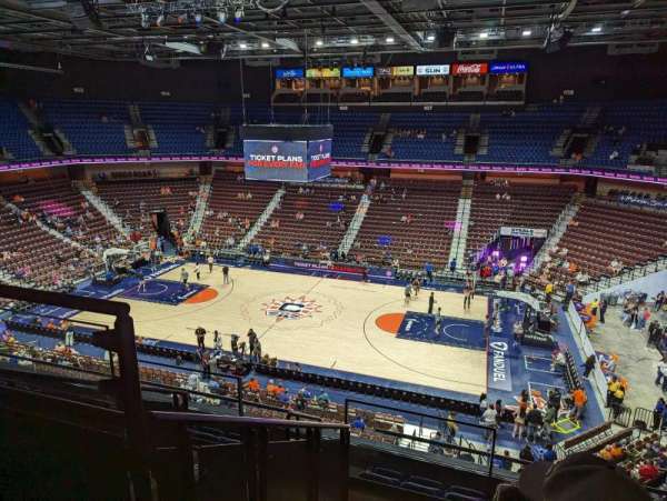 Mohegan Sun Arena, section: 116, row: H, seat: 19