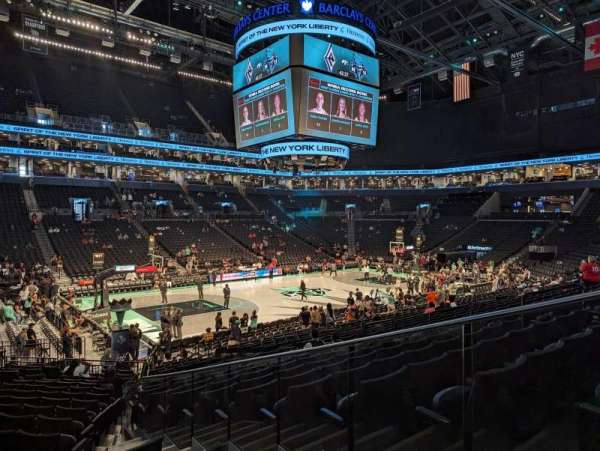 Barclays Center, section: 28, row: 17, seat: 3