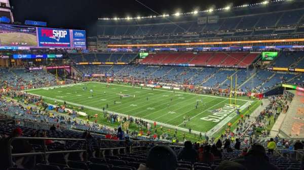 Gillette Stadium, section: 226, row: 24, seat: 18