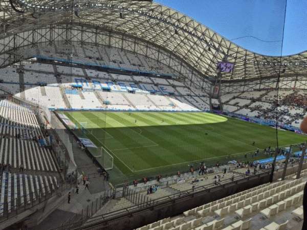 Stade Vélodrome, section: jean Bouin K, row: 54, seat: 17