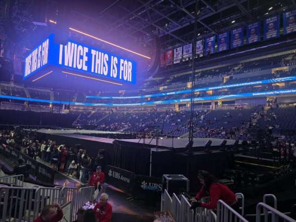 UBS Arena, section: 111, row: 8, seat: 5