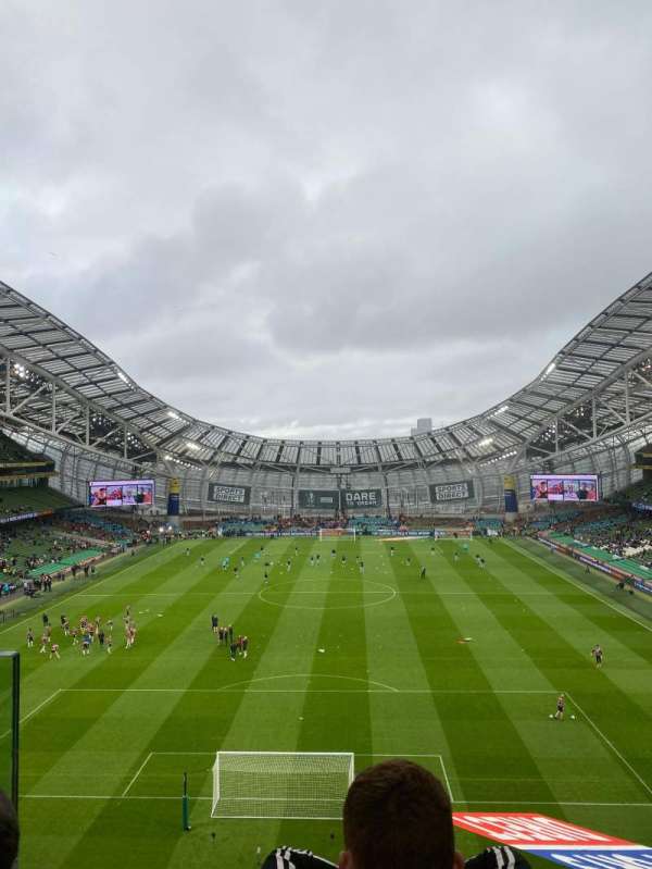 Aviva Stadium, section: 515, row: B, seat: 7