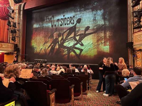 Bernard B. Jacobs Theatre, section: Orchestra R, row: K, seat: 2