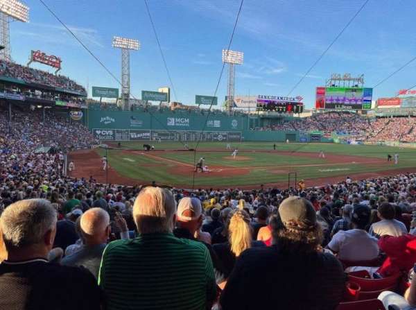 Fenway Park, section: LOGE BOX 128, row: LL, seat: 6