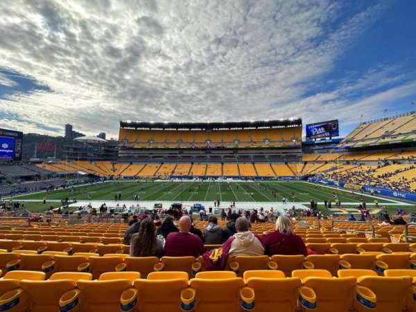 Acrisure Stadium, section: 111, row: DD, seat: 9