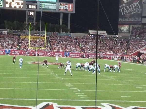 Raymond James Stadium, section: 147, row: G, seat: 22