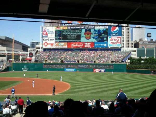 Progressive Field, section: 138, row: FF, seat: 10