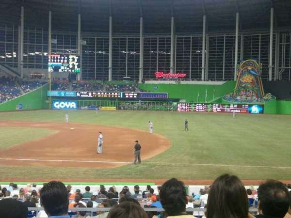LoanDepot Park, section: 7, row: 4, seat: 18