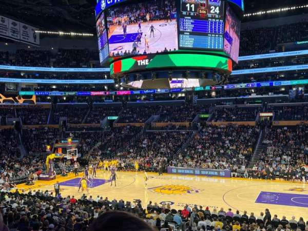 Crypto.com Arena, section: PR13, row: 2, seat: 6