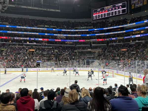 Crypto.com Arena, section: 110, row: 12