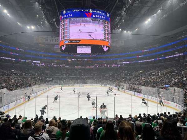 Crypto.com Arena, section: 107, row: 17, seat: 6
