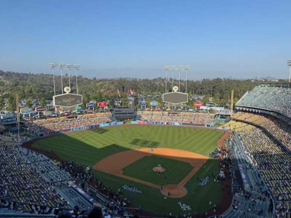 Dodger Stadium, section: 5TD, row: M, seat: 17
